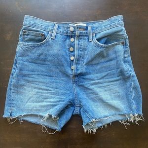 Aritzia Denim Forum Yoko Mid Thigh Jean Short size 27